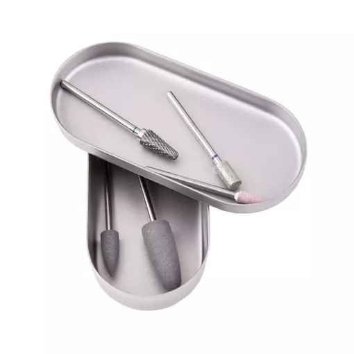 Сталекс LE-20/1 Лоток з кришкою для бурів та фрез 90*40*15мм /нержавейка/